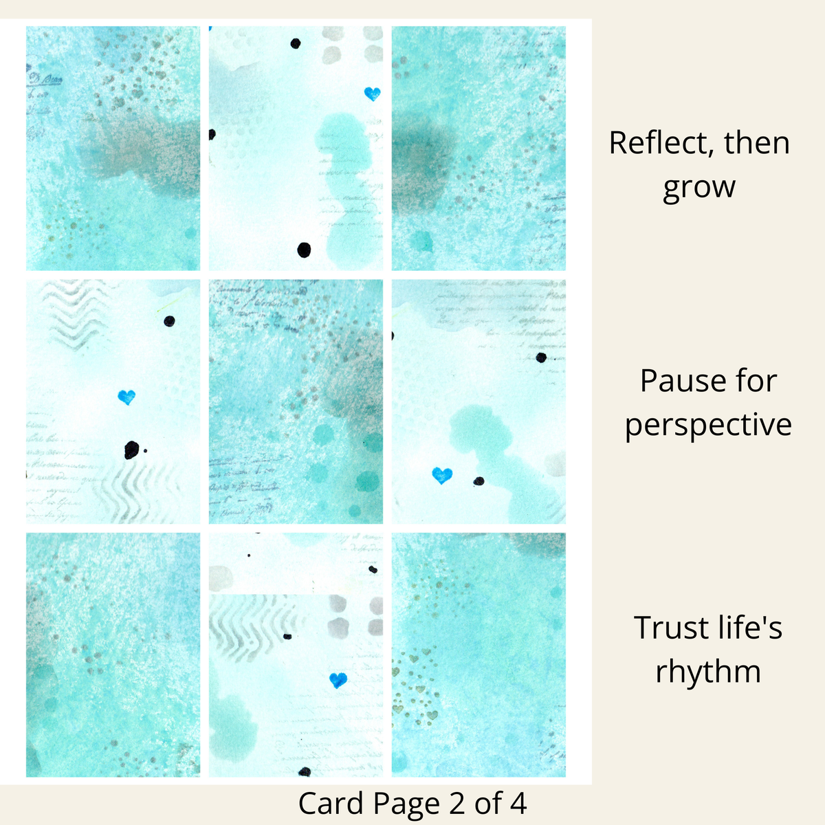 Whispering Waters Affirmation Deck (Digital Download)