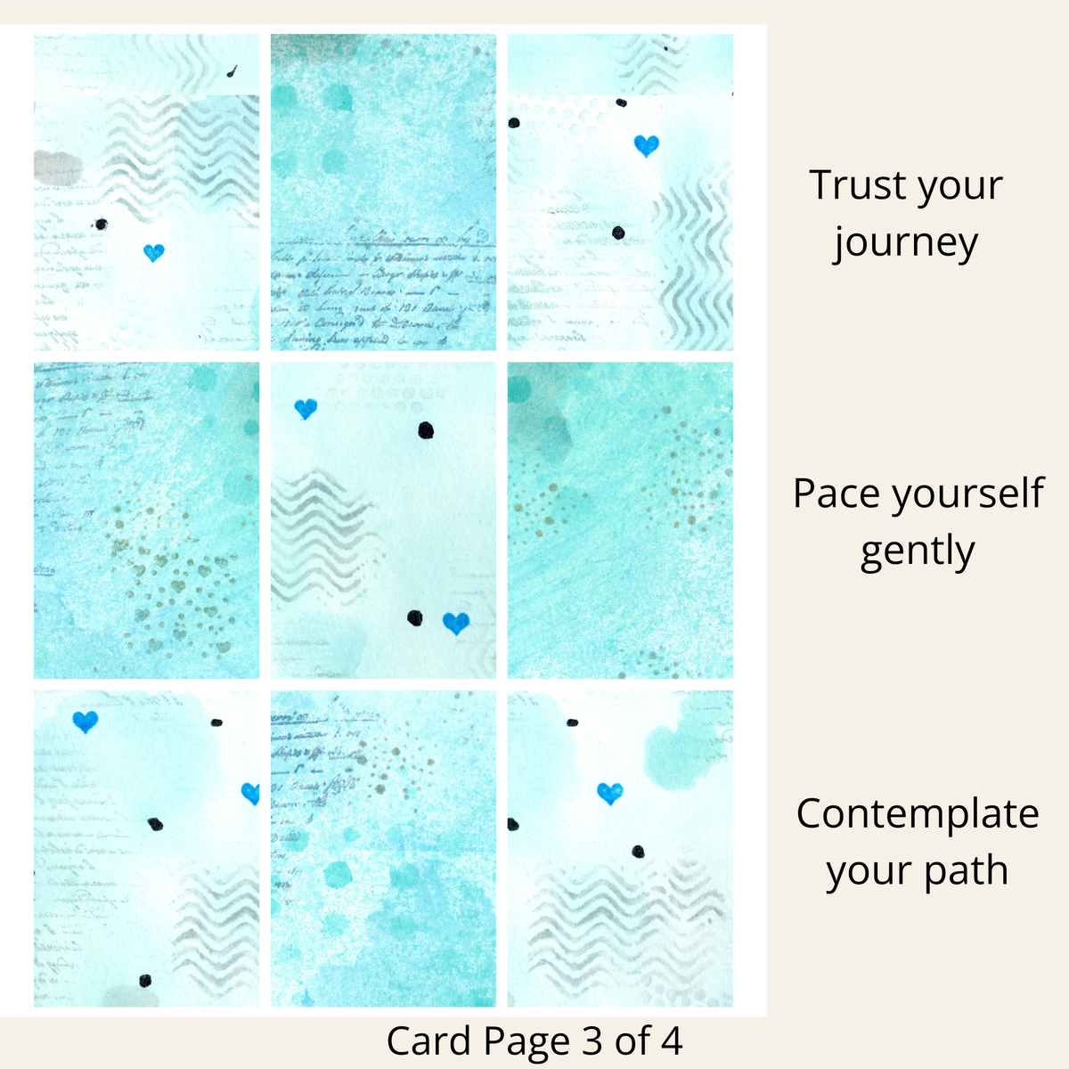 Whispering Waters Affirmation Deck (Digital Download)